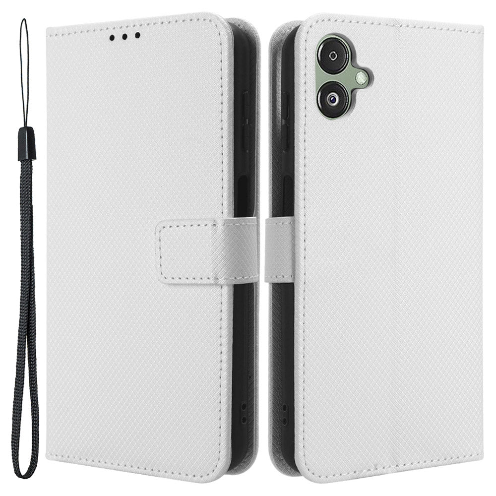 For Samsung Galaxy F14 5G Phone Case PU Leather Stand Wallet Diamond Texture Phone Cover For Samsung Galaxy F14 5G Phone Case PU Leather Stand Wallet Diamond Texture Phone Cover